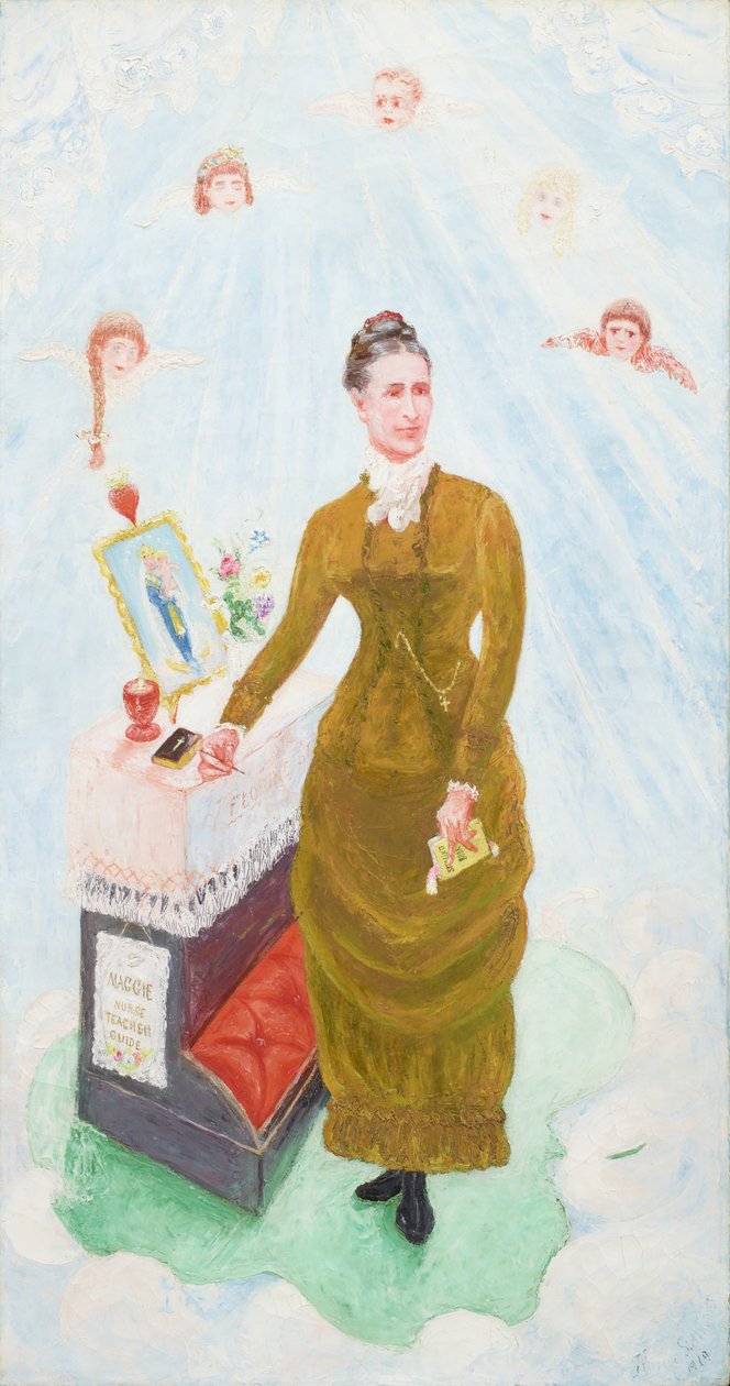 Retrato de nossa enfermeira, Margaret Burgess, 1929 de Florine Stettheimer