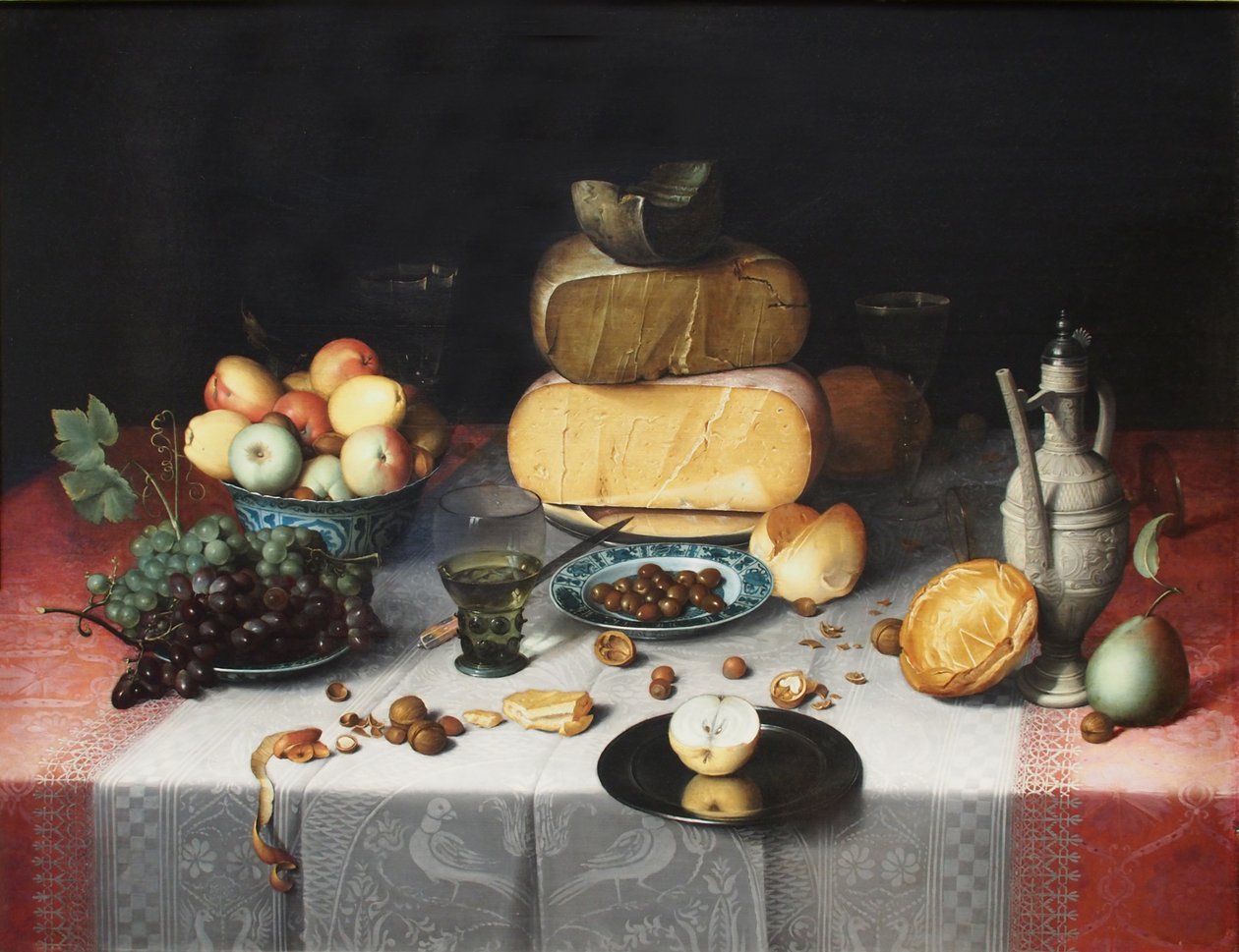 Ainda vida com queijos de Floris Claesz. van Dyck