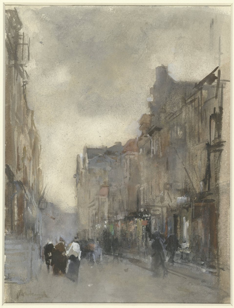 Vista da rua em Haia de Floris Arntzenius (signed by artist)