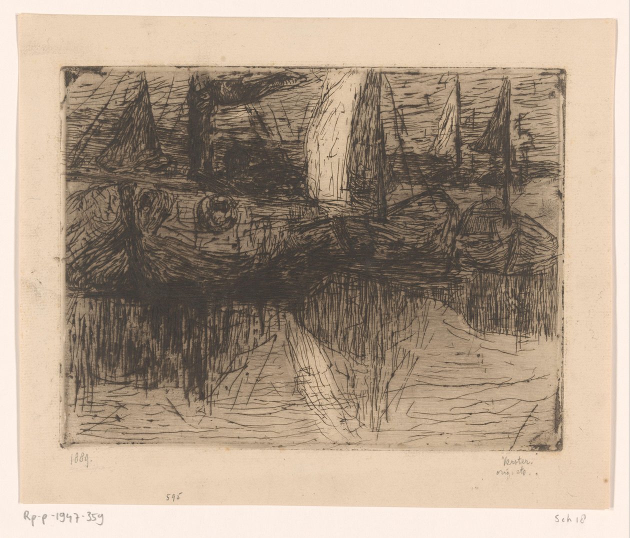 Navios no porto (título original) de Floris Verster
