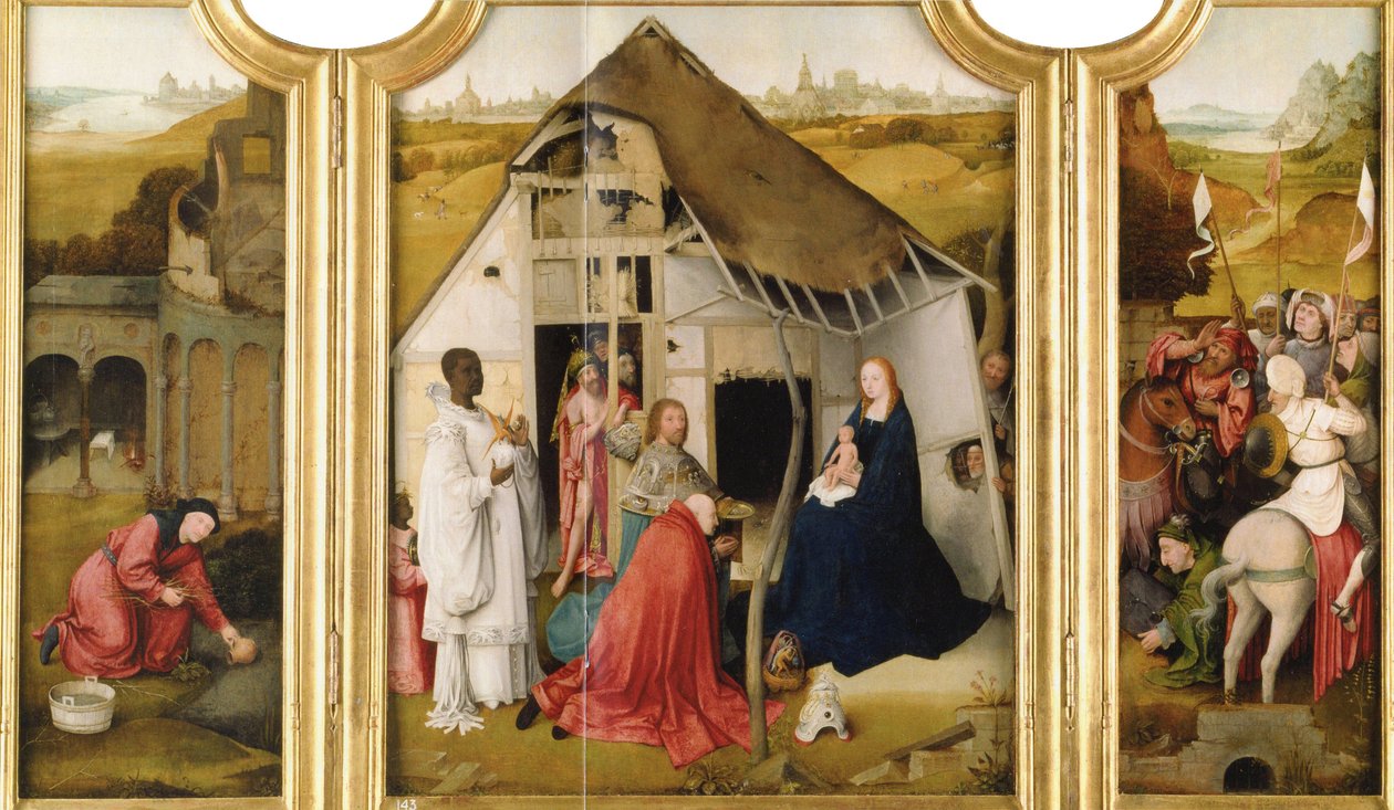 Adoração dos Magos de Follower of Hieronymus Bosch