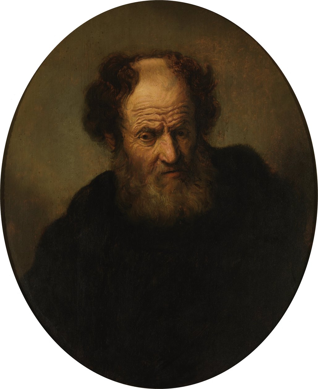 Idoso de Follower of Rembrandt