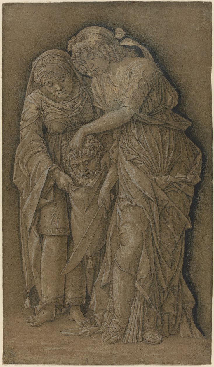 Judite com a Cabeça de Holofernes de Follower of Andrea Mantegna