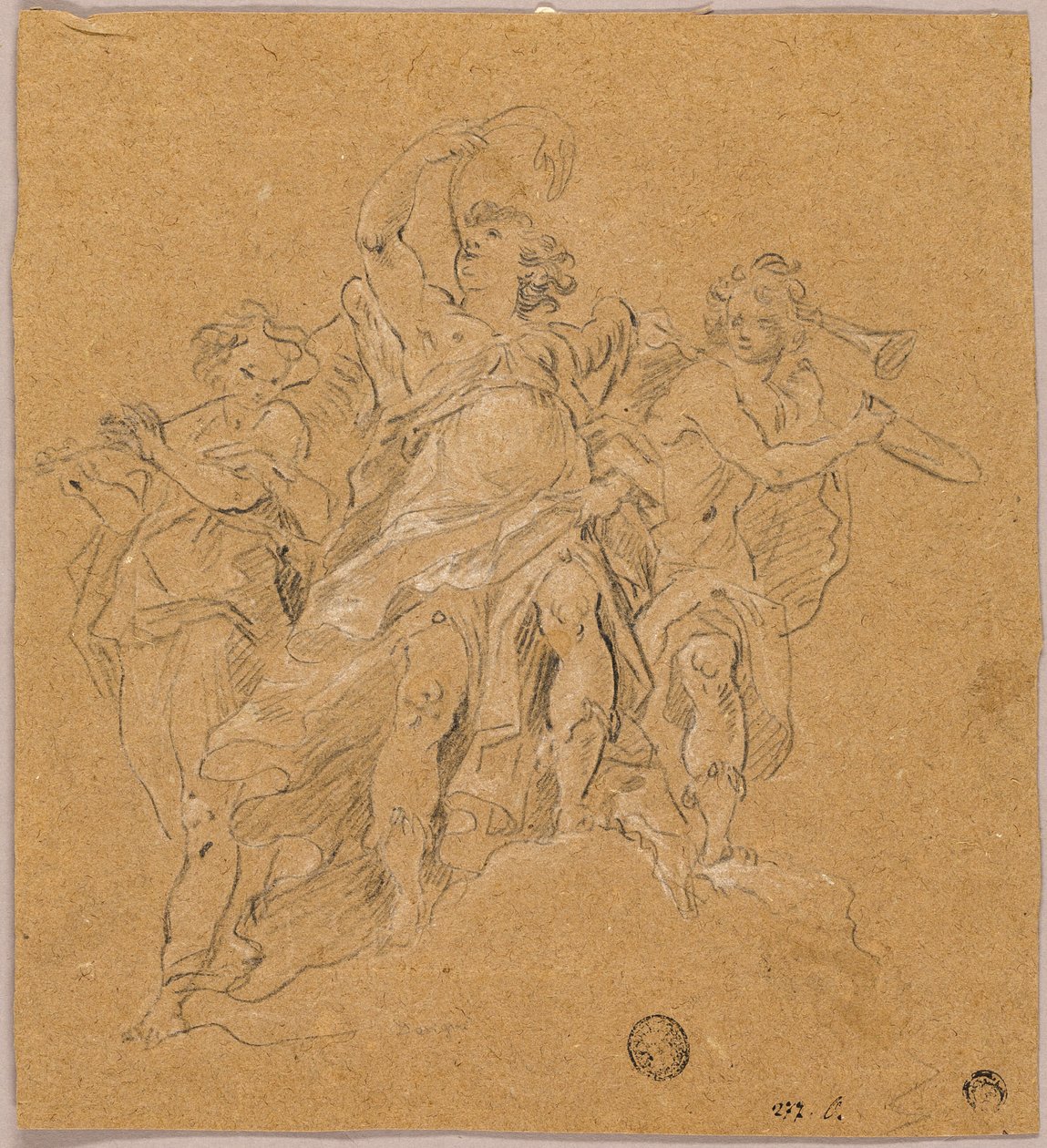 Músicos de Anjos de Follower of Francesco Monti