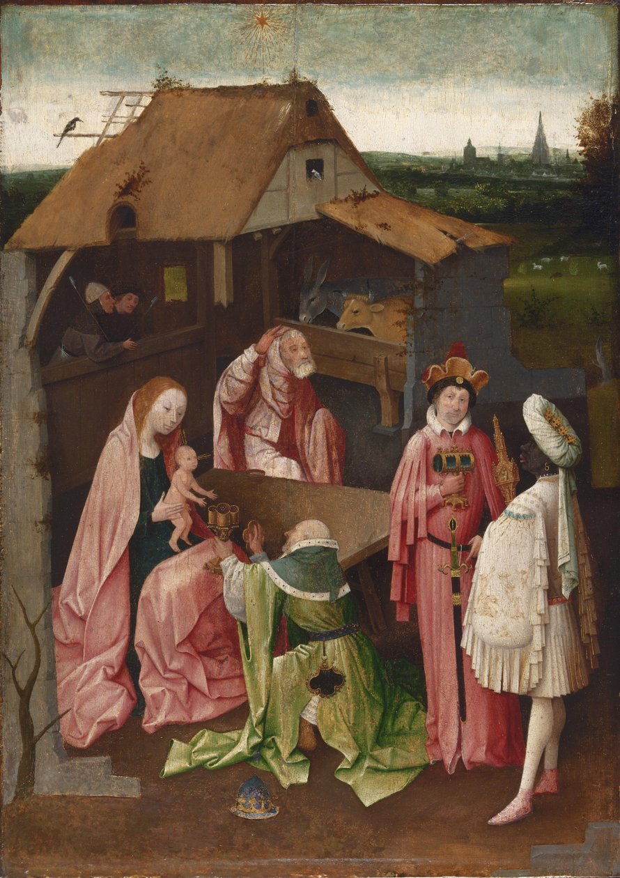 Adoração dos Magos de Follower of Hieronymus Bosch