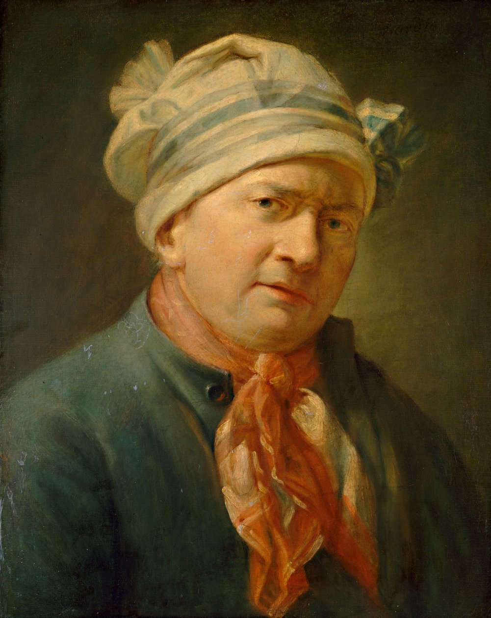 Retrato de um homem de Follower of Jean Siméon Chardin