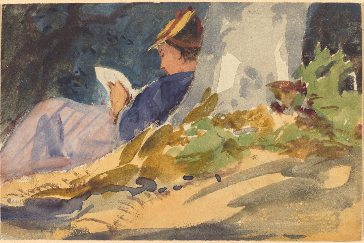 Em repouso de Follower of John Singer Sargent