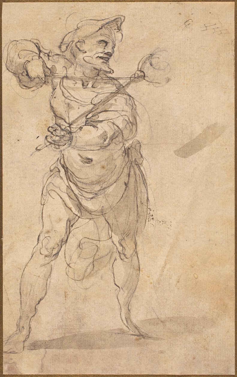 Um atormentador com pinças de Follower of Taddeo Zuccaro