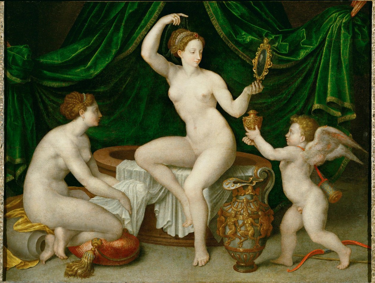 A casa de banho de Vénus. Vénus na sua casa de banho ... de Fontainebleau School