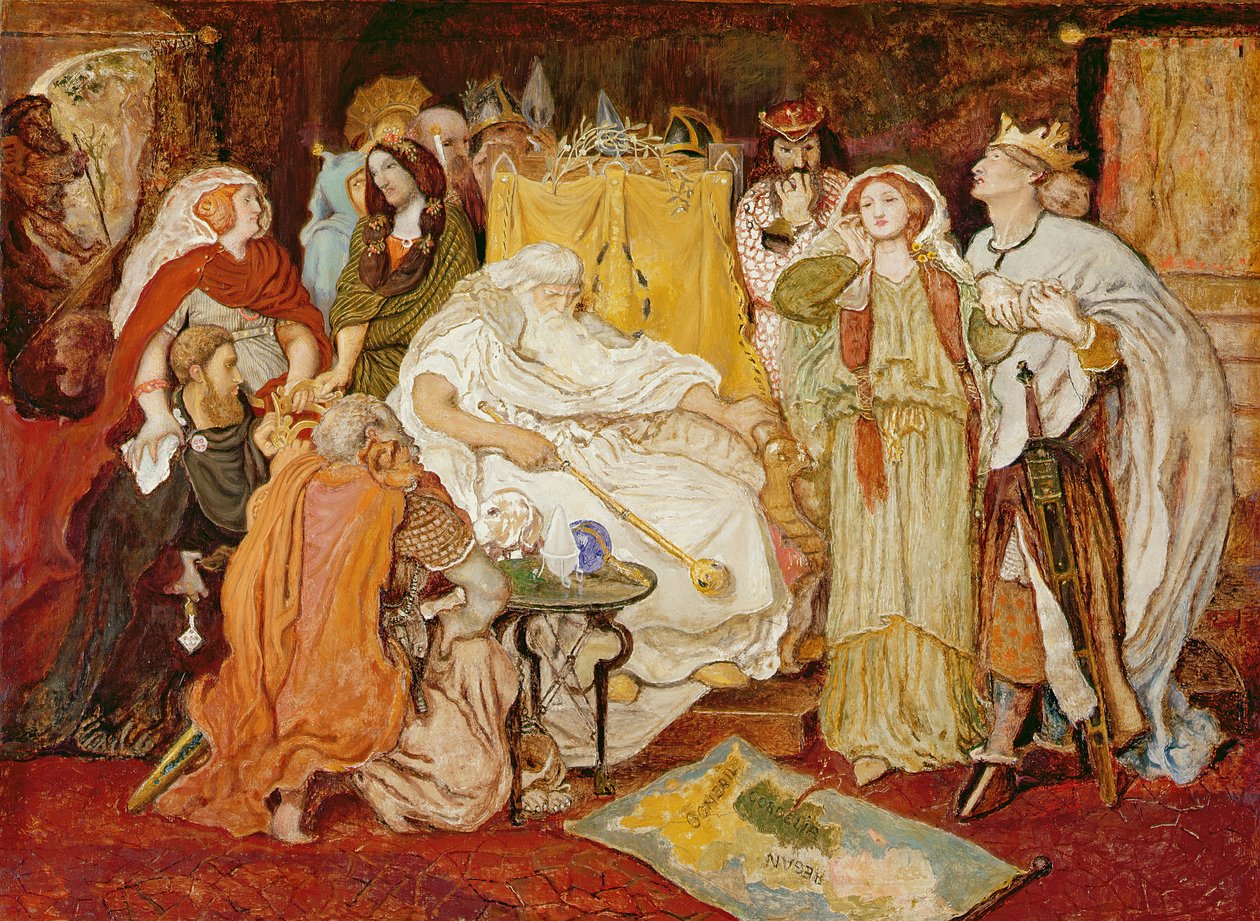 Porção de Cordelia, c.1867-75 de Ford Madox Brown