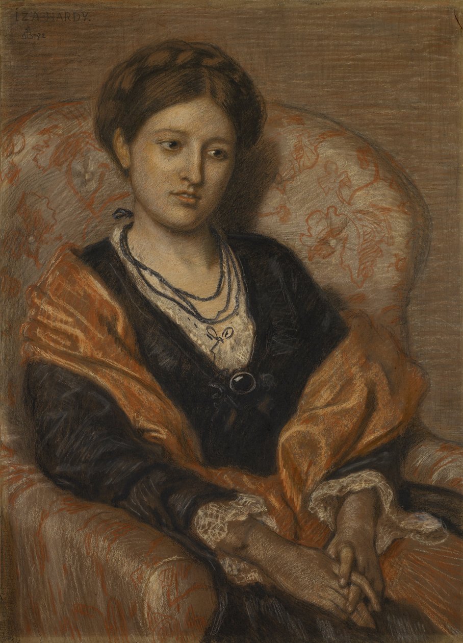 Retrato da senhorita Iza Duffus Hardy de Ford Madox Brown