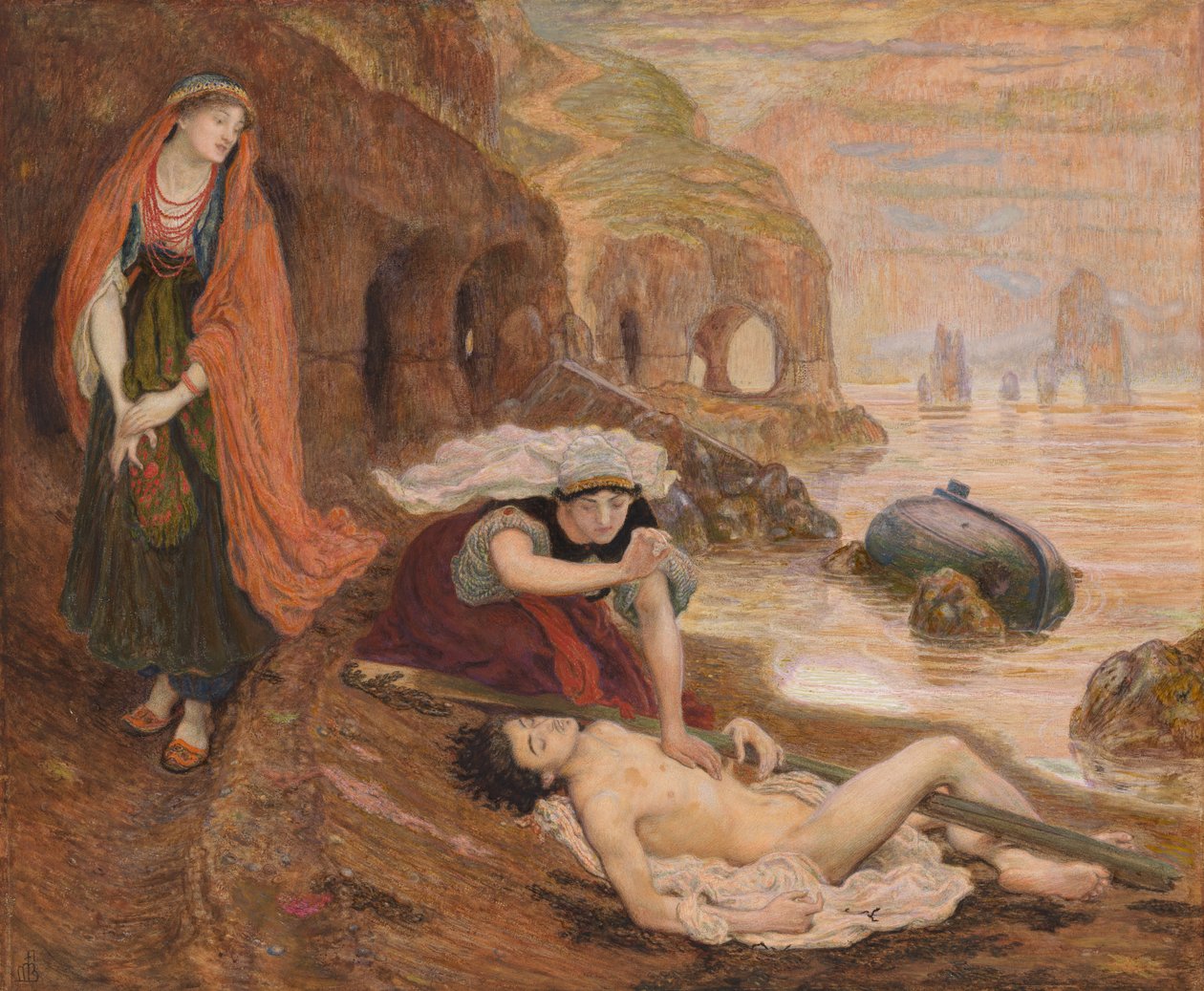 A descoberta de Don Juan por Haidée de Ford Madox Brown