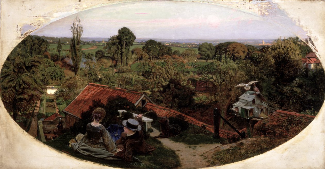 Uma tarde inglesa de outono de Ford Madox Brown