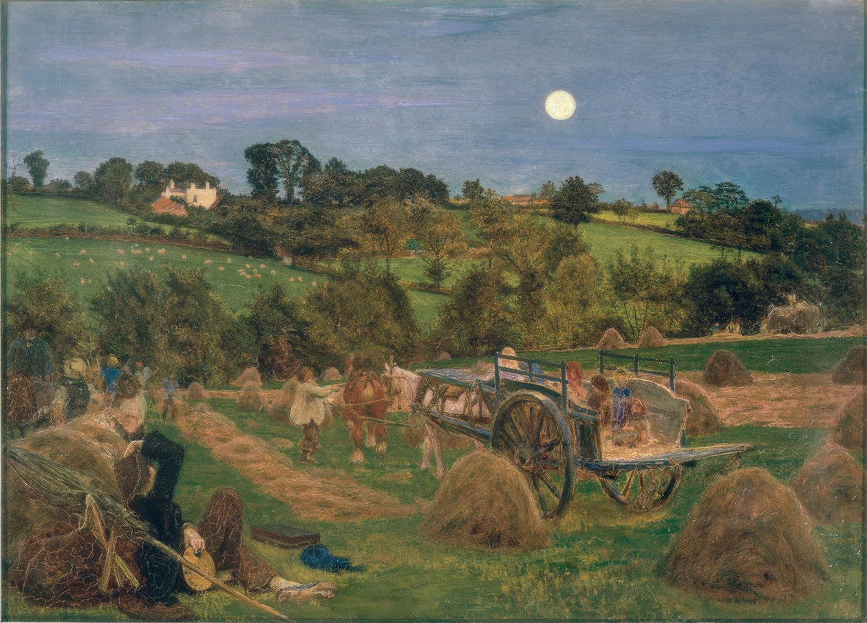 O campo de feno de Ford Madox Brown