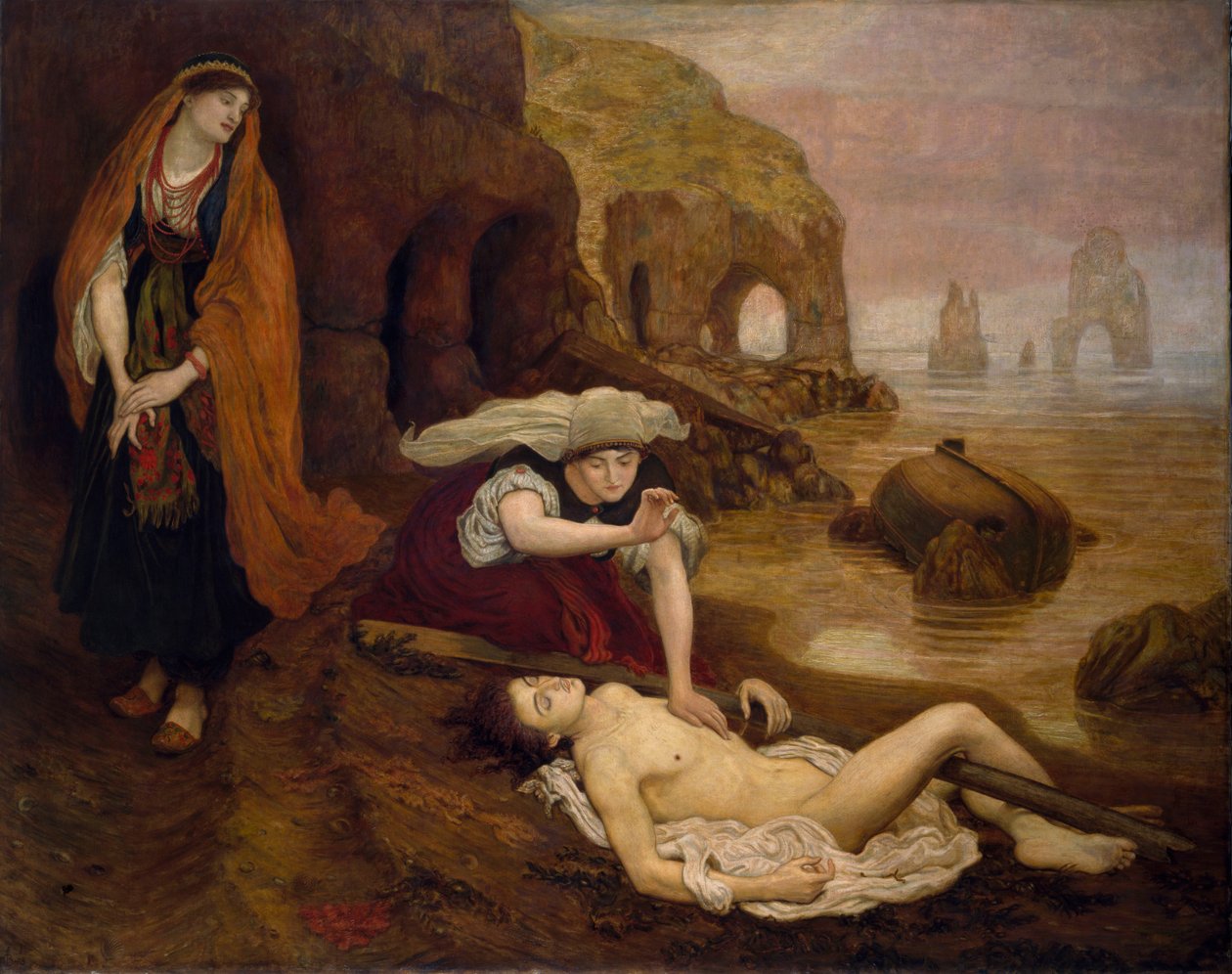 Descoberta de Don Juan por Haidee de Ford Madox Brown