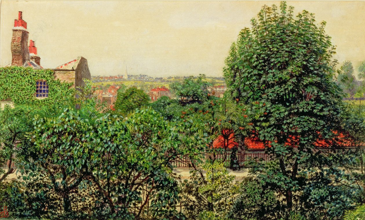 Hampstead - Um esboço da Natureza de Ford Madox Brown