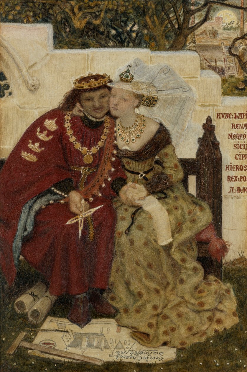 Lua de Mel do Rei René de Ford Madox Brown