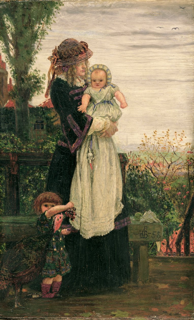 Fora da cidade de Ford Madox Brown