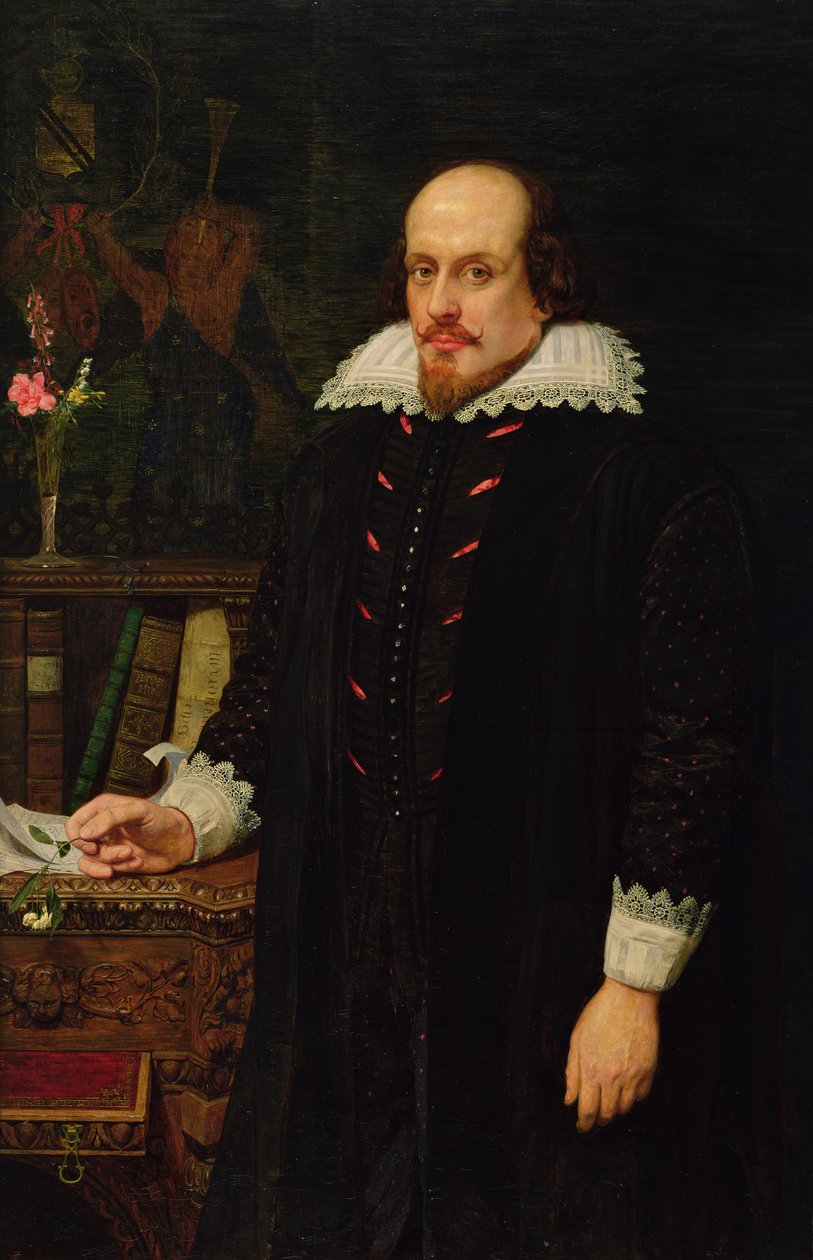 Retrato de William Shakespeare (1564-1616) 1849 (óleo sobre tela) de Ford Madox Brown