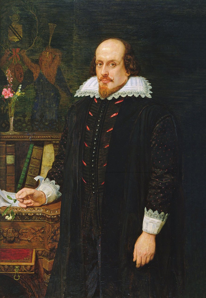 Retrato de William Shakespeare 1564-1616, 1849 de Ford Madox Brown