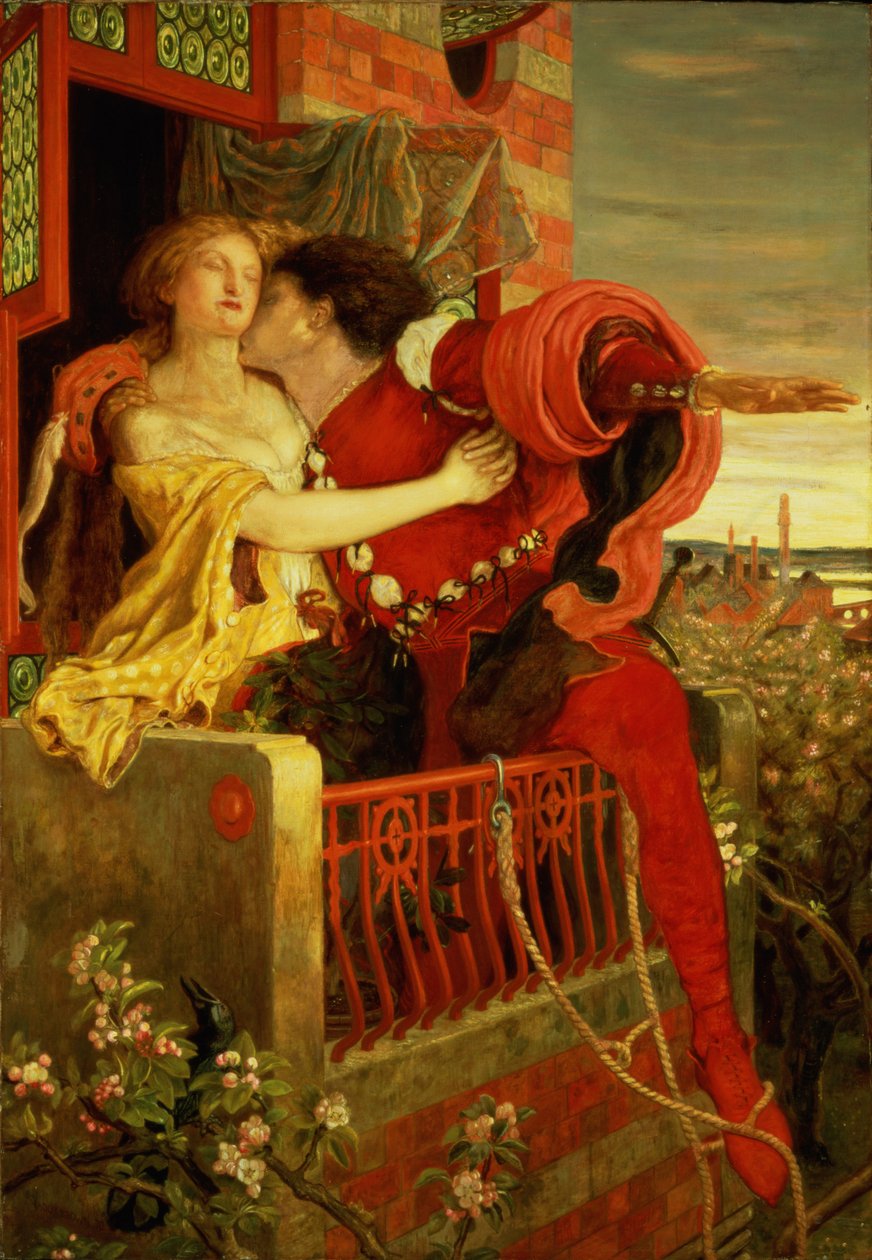 Romeu e Julieta de Ford Madox Brown