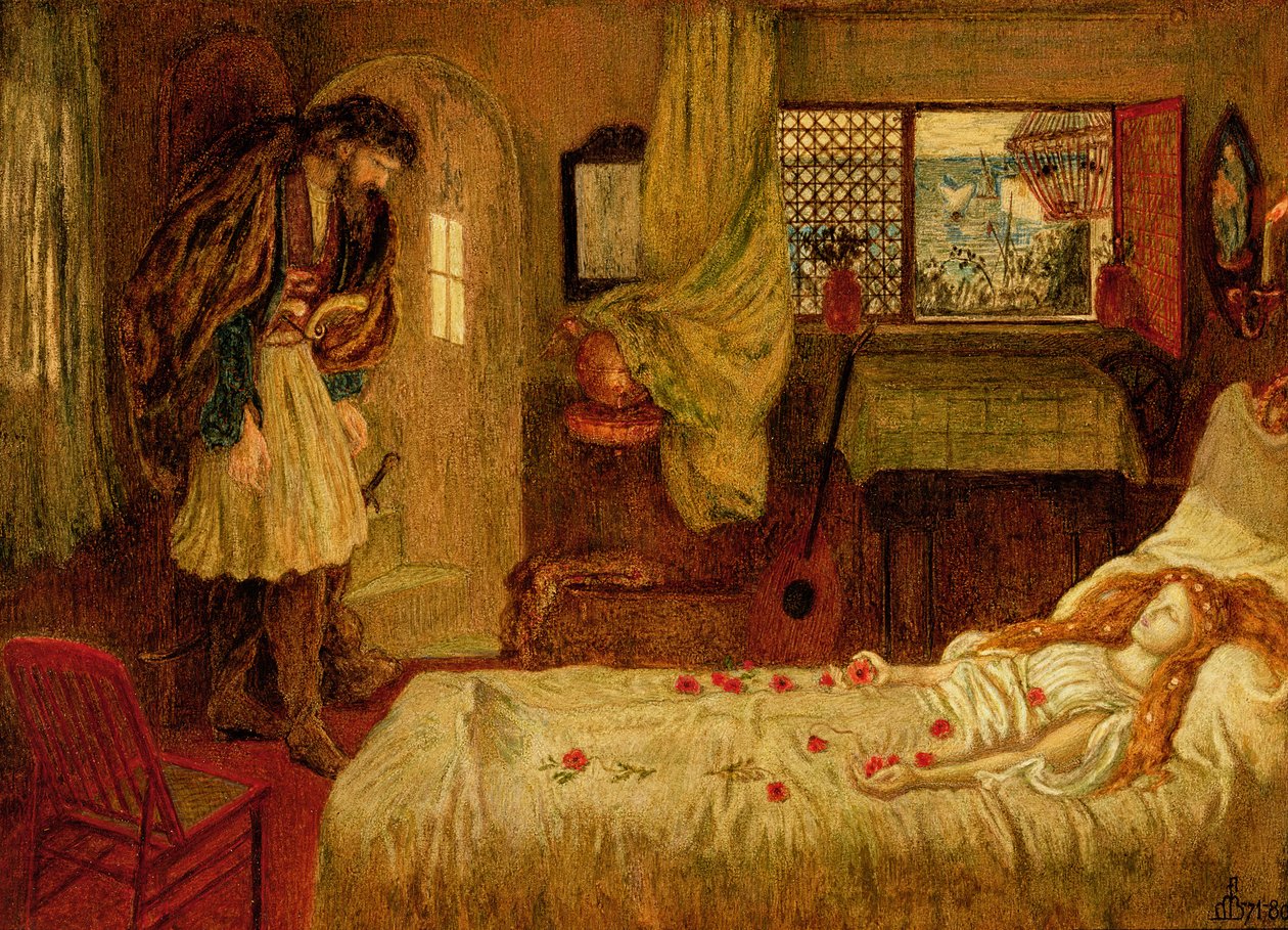 O Retorno do Corsário de Ford Madox Brown