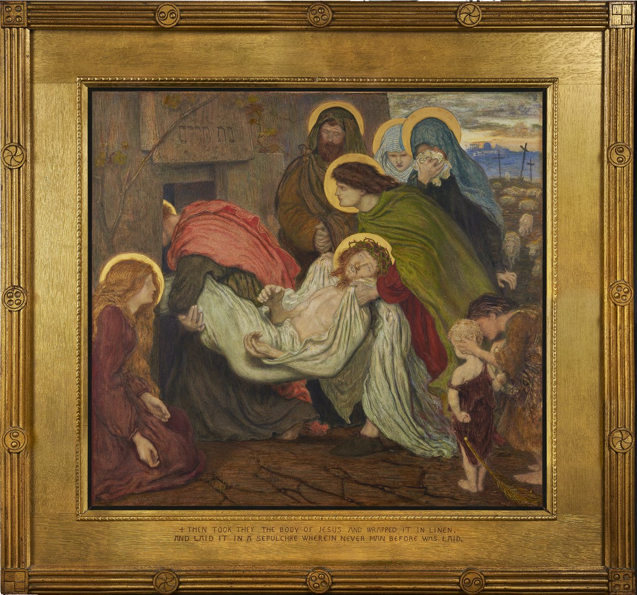 O Entombment de Ford Madox Brown