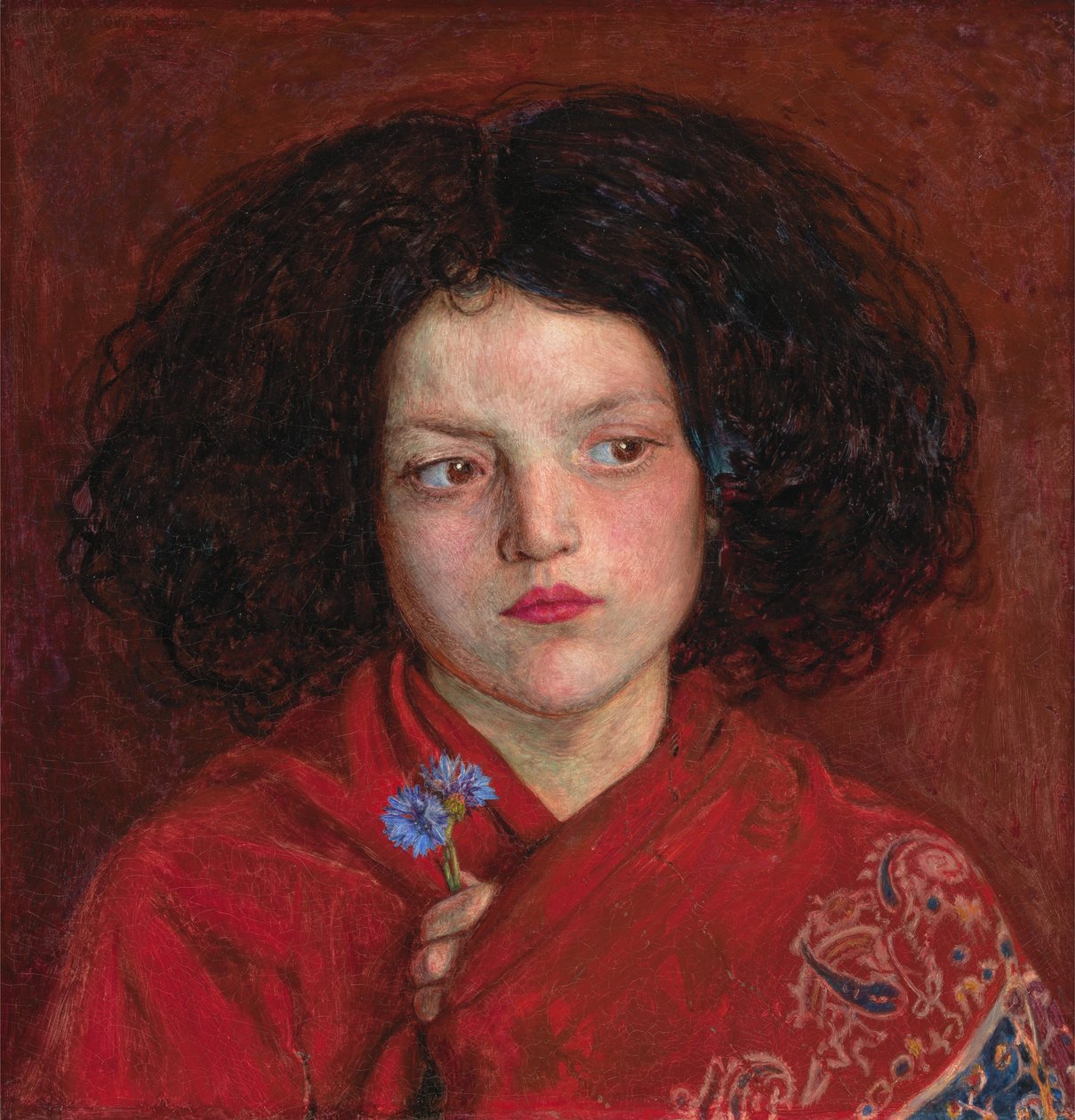 A rapariga irlandesa de Ford Madox Brown