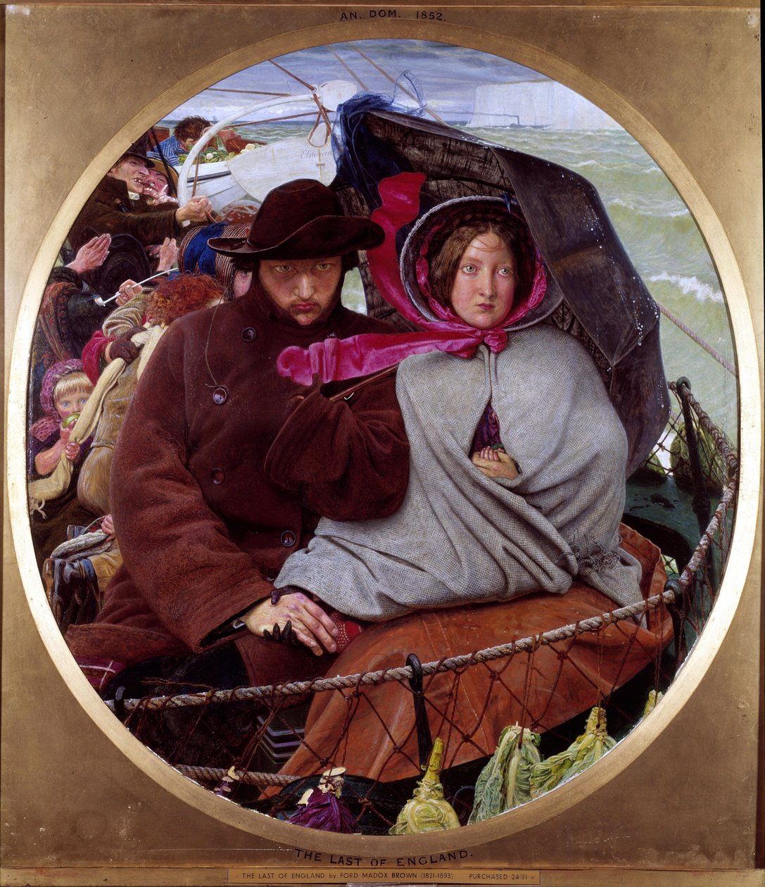 O último olhar sobre a Inglaterra de Ford Madox Brown