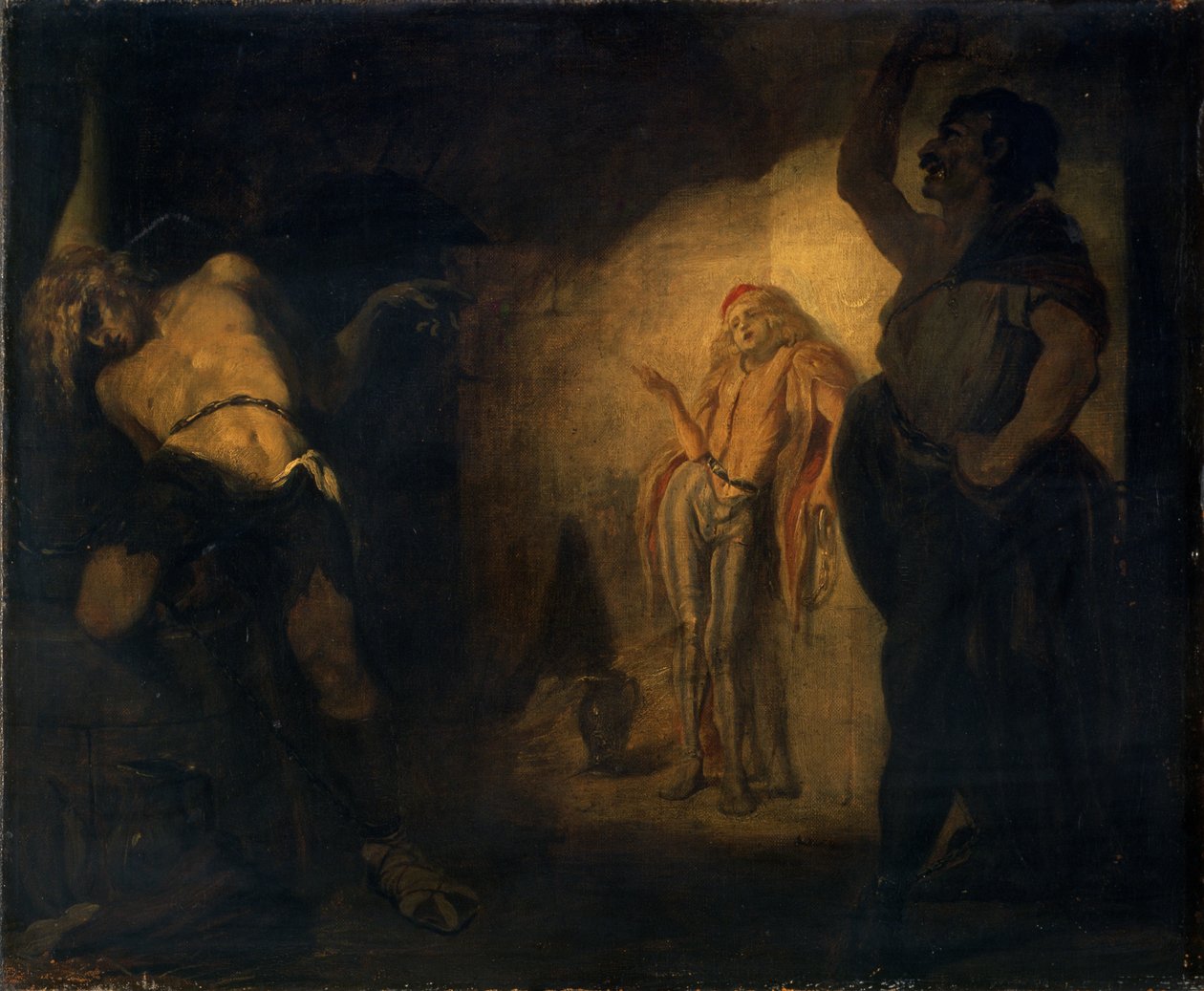 O prisioneiro de Chillon de Ford Madox Brown