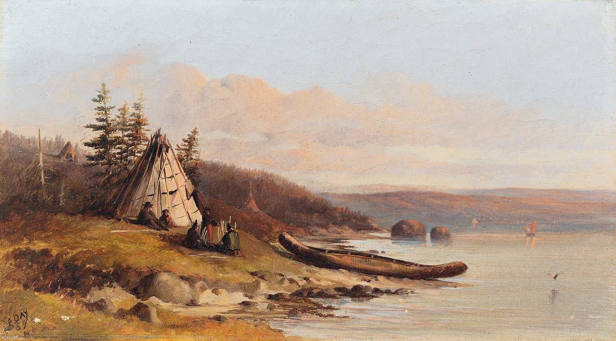 Na Baía de Mahon, olhando para o leste, 15 de agosto de 1865 de Forshaw Day
