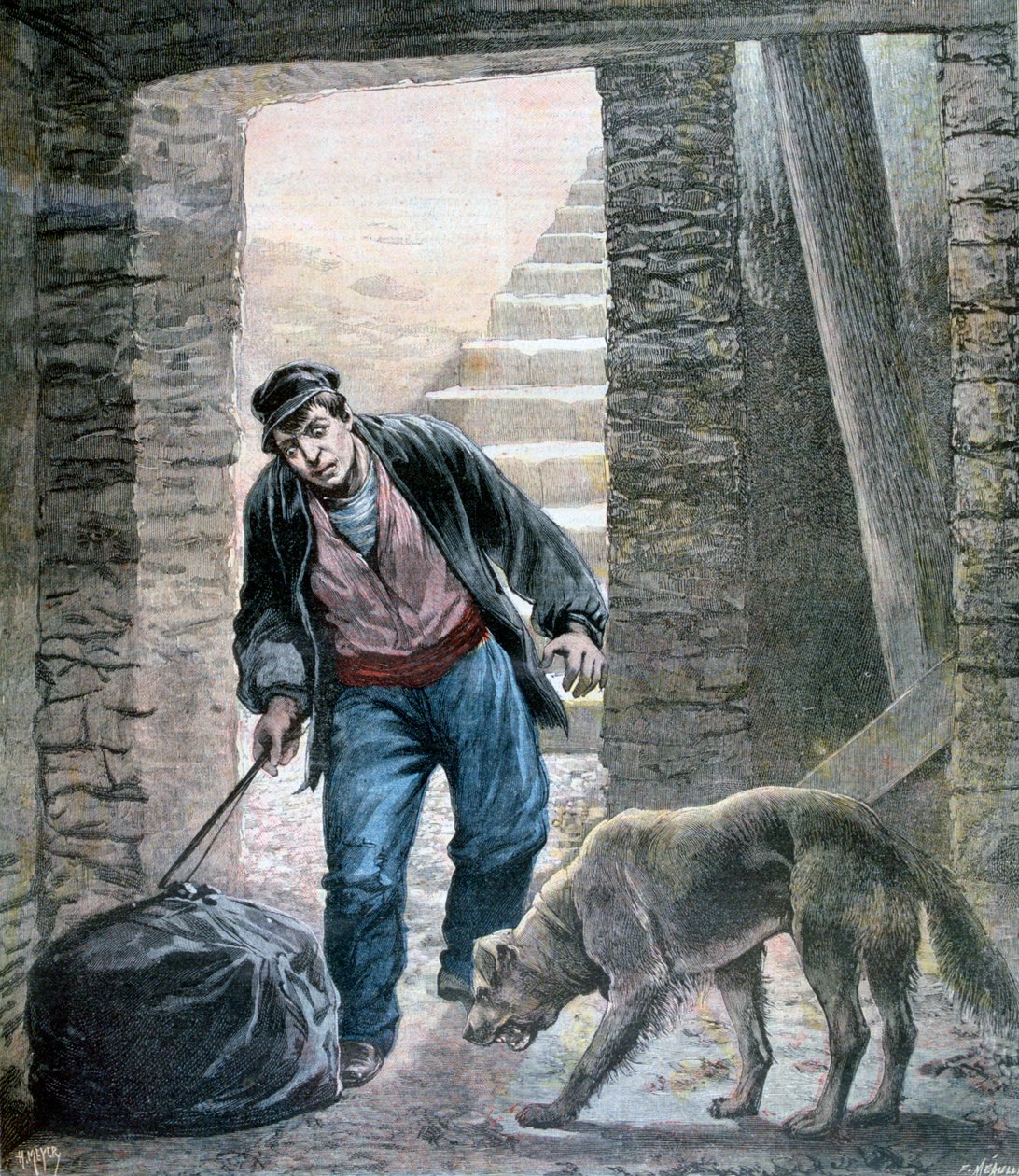 Um crime na Rue Botzaris, Paris, 1892 de Fortuné Méaulle
