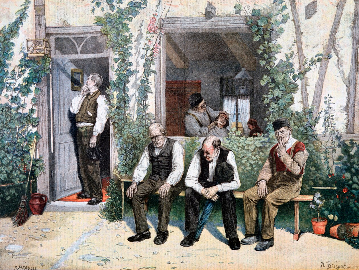 Nos Barbeiros, 1895 de Fortuné Méaulle