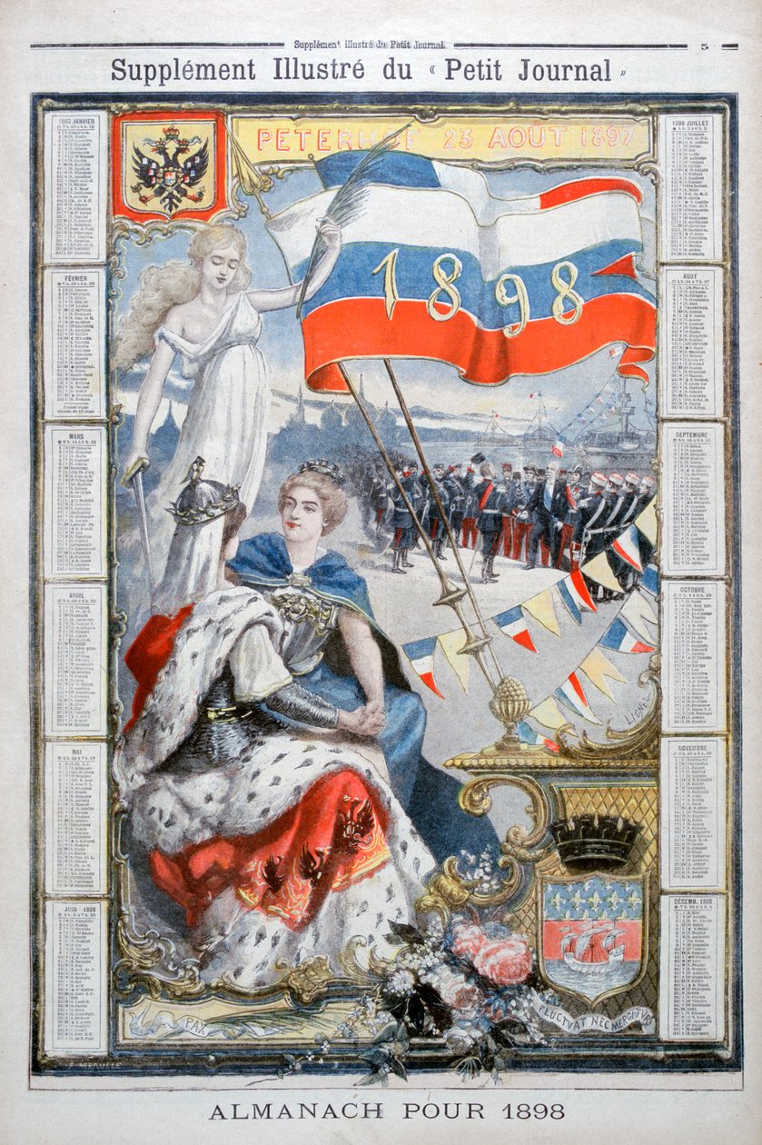 Calendário para 1898. de Fortuné Méaulle