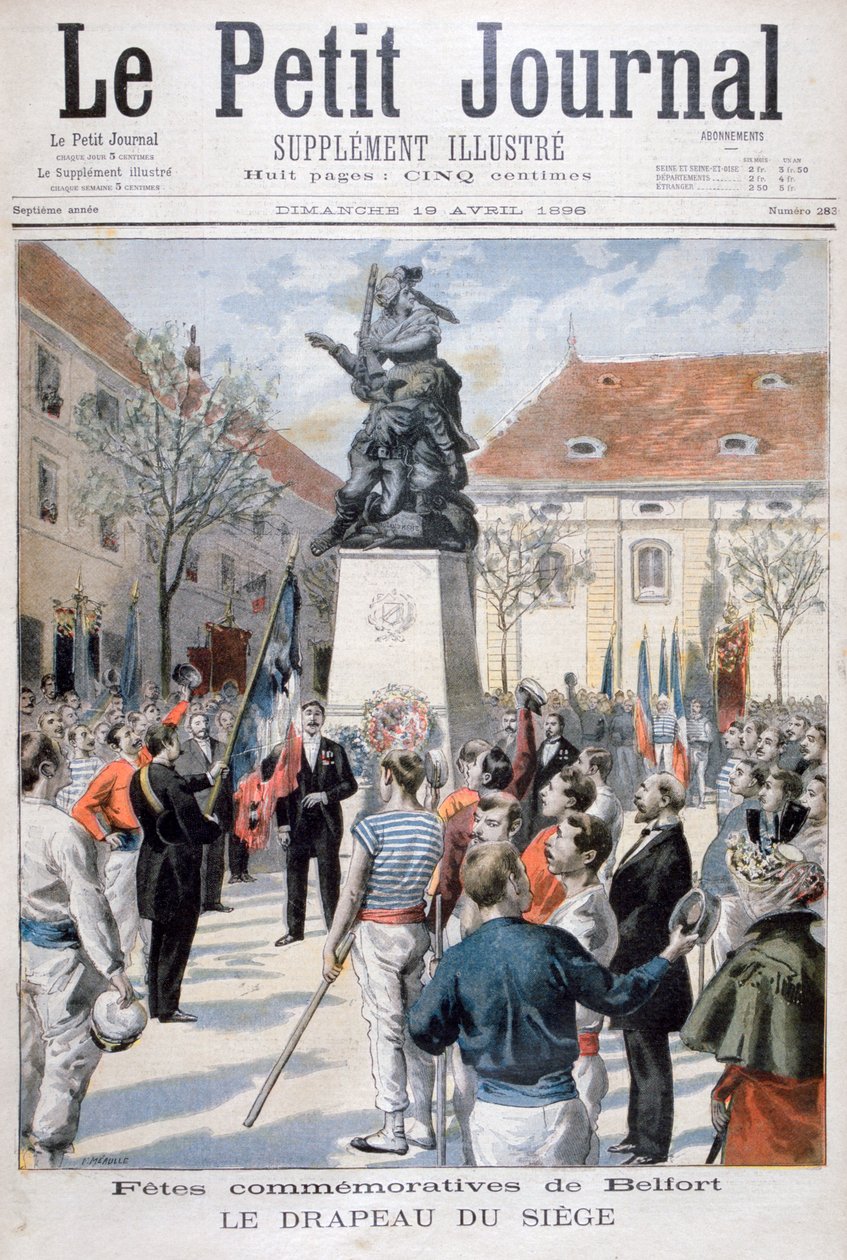 Comemoração do cerco de Belfort, 1896 de Fortuné Méaulle
