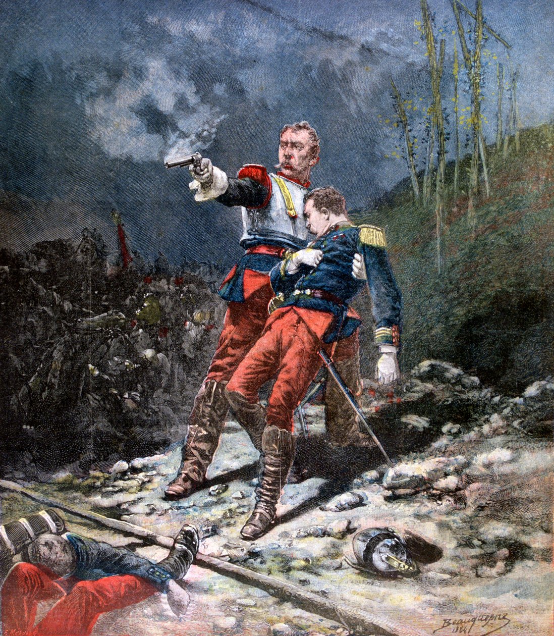 Enfrente o inimigo, 1884, 1890 de Fortuné Méaulle