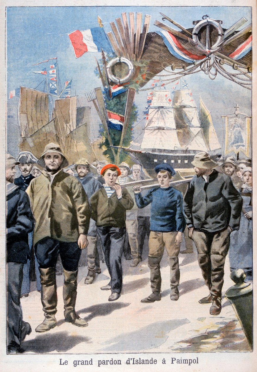 Festival, Paimpol, França, 1898 de Fortuné Méaulle