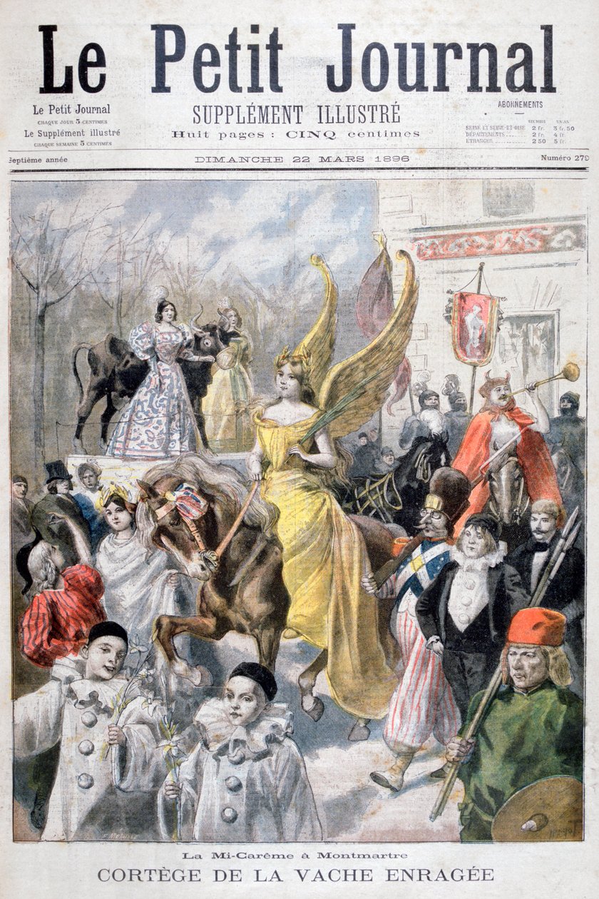 Celebrações da Quaresma, Paris, 1896 de Fortuné Méaulle