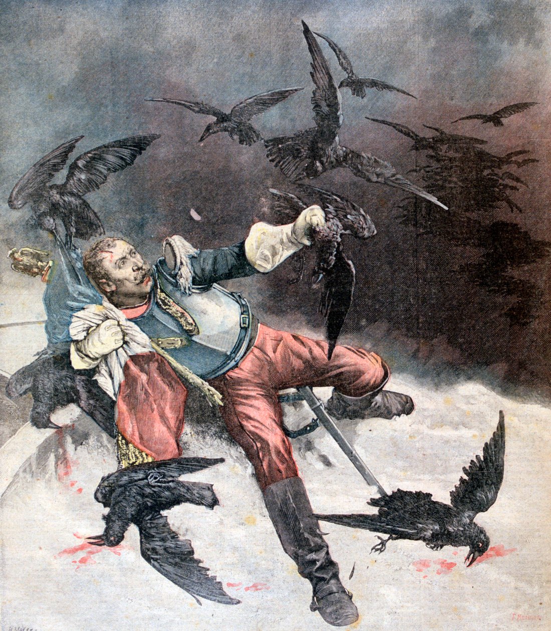 O Corvo, 1890 de Fortuné Méaulle