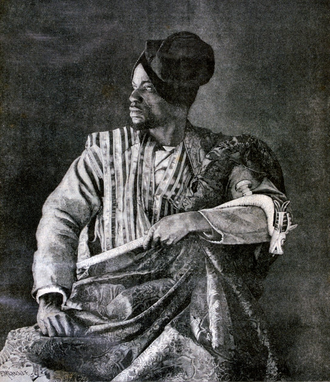 O principal enviado de Daomé para o rei Behanzin em Paris, 1893 de Fortuné Méaulle