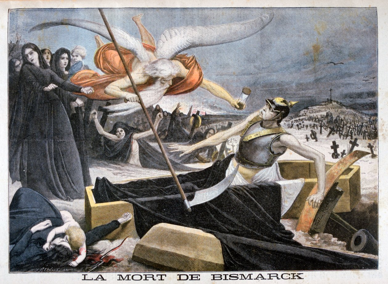 A morte de Bismarck, 1898. de Fortuné Méaulle