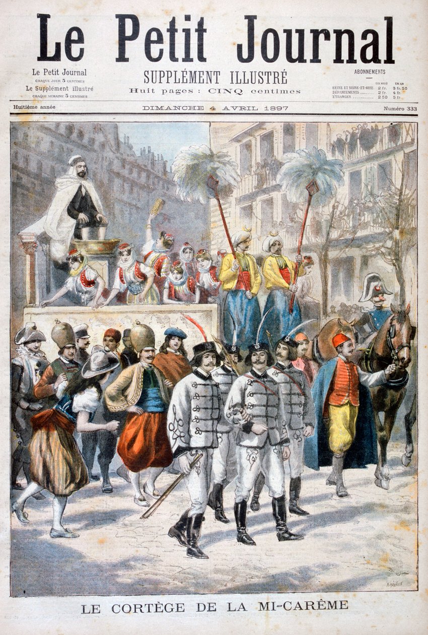 A procissão do festival da Quaresma de 1897 de Fortuné Méaulle