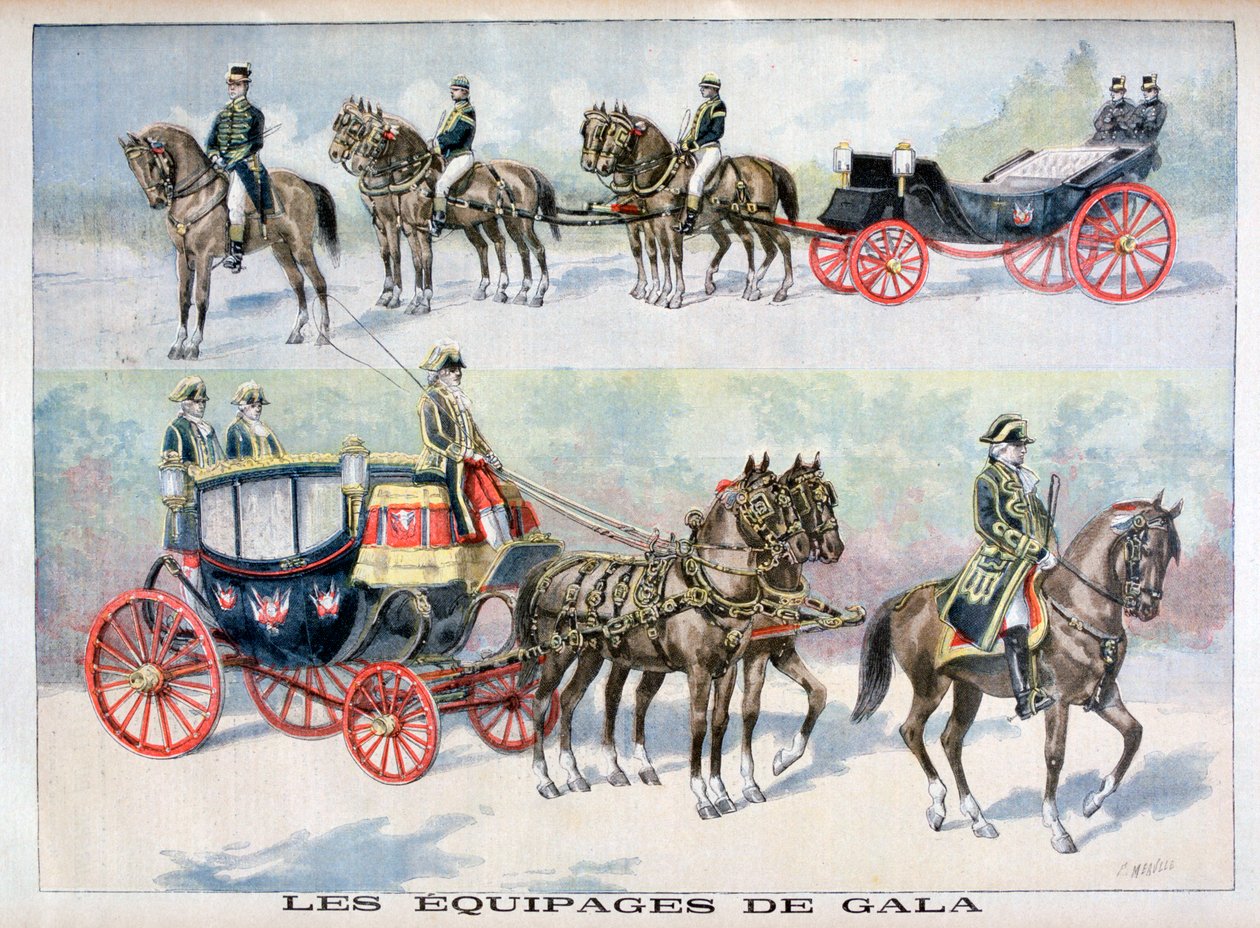 Tipos de treinadores de gala, 1896 de Fortuné Méaulle