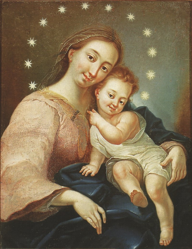 Madonna e criança de Fortunat Bergant