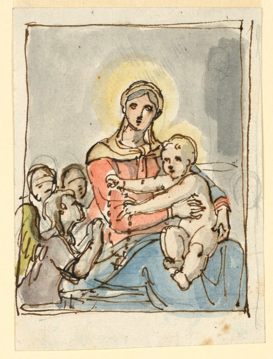 Menino Jesus com Rosário de Fortunato Duranti