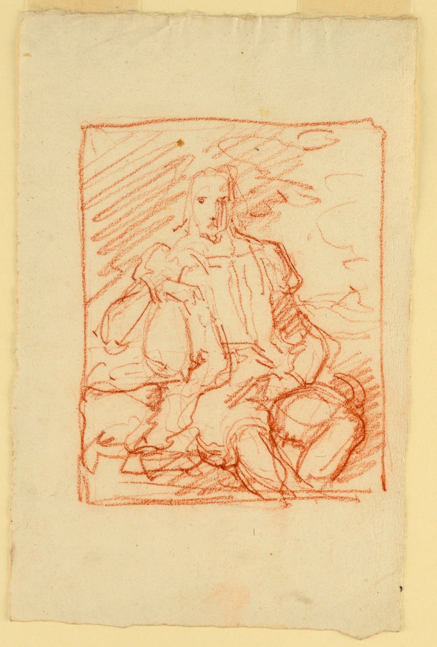 Retrato de um homem sentado de Fortunato Duranti
