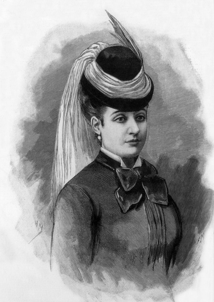 Marie Regnault, mulher vítima de um crime na rua Montaigne, em Paris, em 1887 (gravura) de Fortune Louis Meaulle