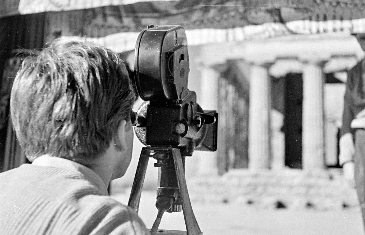 Filmagens no Vale dos Templos em Agrigento de Fosco Maraini