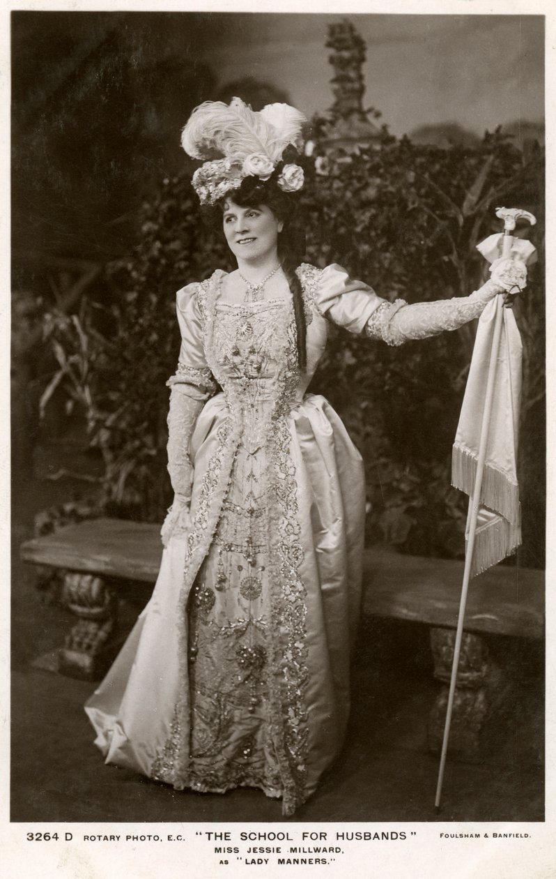 Jessie Millward, atriz britânica, c1906. de Foulsham and Banfield