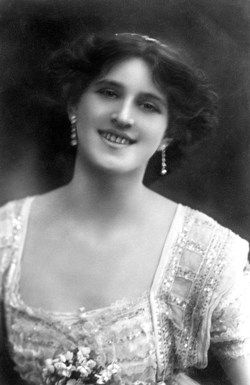 Zena Dare 1887-1975, atriz inglesa, 1908. de Foulsham and Banfield